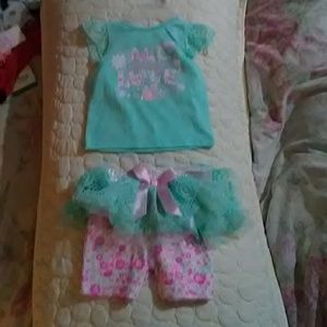 Two piece infant girls